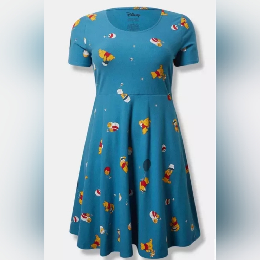 NWOT Torrid Disney Winnie the Pooh Dress Size 0